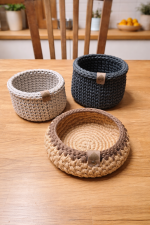 Tamborēti interjera grozi PELĒKS mazais - Attēls 6