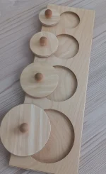 Koka ģeometriskā apļu puzle - Attēls 2