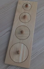 Koka ģeometriskā apļu puzle - Attēls 3