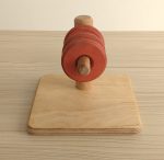 Koka rinķi uz horizontāla stieņa - Attēls 3