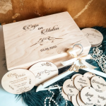 Koka lāde ar gravējumu - Attēls 5