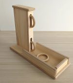 Rotaļlieta koka rinķu statīvs - Attēls 2