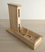 Rotaļlieta koka rinķu statīvs - Attēls 3