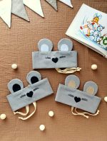 Peles galvas maskas bērniem svētkiem un rotaļām.