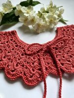 Tamborēta apkakle meitenēm "Košā" - Attēls 3