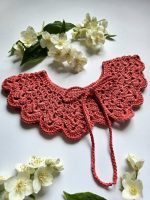 Tamborēta apkakle meitenēm "Košā" - Attēls 2