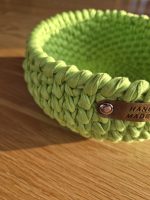 Tamborēti interjera grozi TEXTURA zaļais ābols - Attēls 6