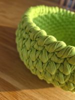 Tamborēti interjera grozi TEXTURA zaļais ābols - Attēls 5