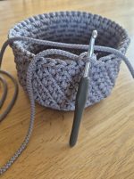 Tamborētu interjera grozu komplekts VIJA pelēks - Attēls 2