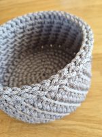 Tamborētu interjera grozu komplekts VIJA pelēks - Attēls 4