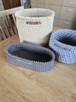 Tamborēts interjera grozs SMILŠU lielais - Attēls 6