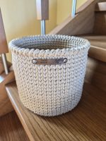 Tamborēts interjera grozs SMILŠU lielais - Attēls 7