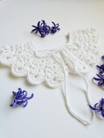 Balta apkaklīte meitenēm "Sniegbaltīte" - Attēls 3