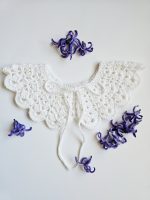 Balta apkaklīte meitenēm "Sniegbaltīte" - Attēls 2