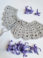 apkaklīte meitenēm sudrabpelēka