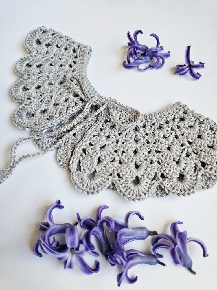 apkaklīte meitenēm sudrabpelēka