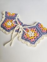 Tamborēta apkaklīte meitenēm "Priecīgā" - Attēls 2