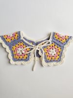 Tamborēta apkakle meitenēm "Priecīgā Nr. 2" - Attēls 3