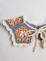 Tamborēta apkakle meitenēm "Priecīgā Nr. 2" - Attēls 2