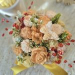 Aromātiskā kausējamā vaska ziedu kompozīcija EDEN ORANGE - Attēls 3