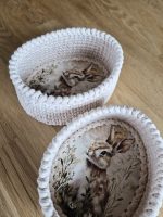 Tamborēti interjera grozi PĻAVAS ZAĶIS - Attēls 3