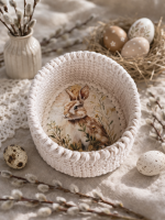 Tamborēti interjera grozi PĻAVAS ZAĶIS - Attēls 2