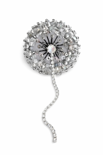 Broša pelēka pieneņpūka