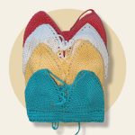 Tamborēts kokvilnas vasaras tops - Attēls 5