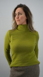 bīlene ar augsto apkakli avokado zaļa