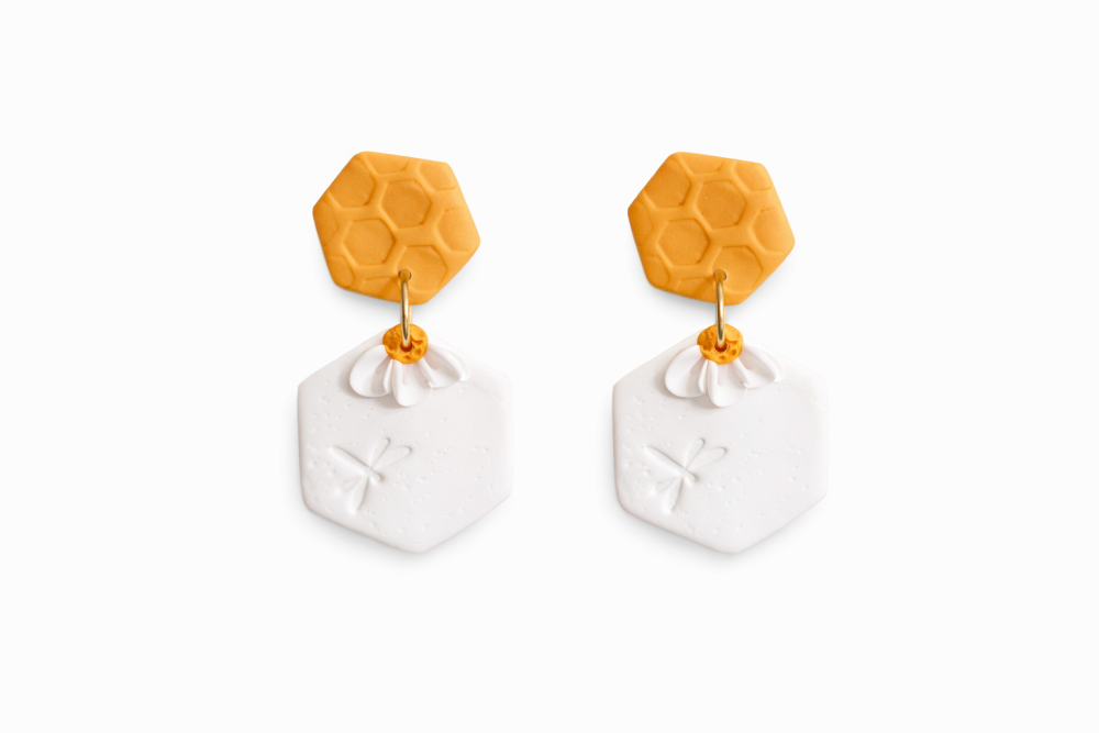 Viegli polimērmāla auskari MEDAINIE