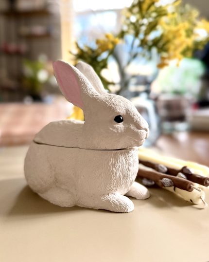 svece zaķis dekors lieldienām