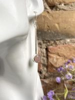 Sudraba auskari ar rozā kvarcu “Romantika” - Attēls 3