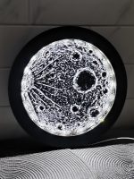 mēness gaismeklis noskaņas apgaismojums