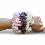 Tamborēta velveta matu gumija - Attēls 3