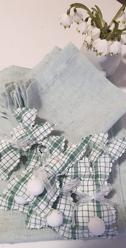 komplekts galda klāšanai dekors