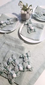 komplekts galda klāšanai dekors