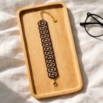 Sīkpērlīšu rokassprādze BRONZA - Attēls 2