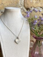 Sudraba kaklarota ar sirds kulonu “Mīlēt” - Attēls 3