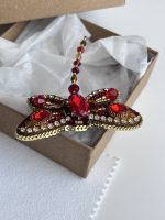 Broša rubīnsarkana “SPĀRĪTE” - Attēls 2