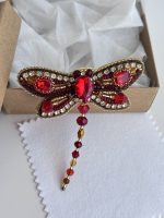 Broša rubīnsarkana “SPĀRĪTE” - Attēls 3