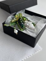 Broša balta TULPĪTE - Attēls 3