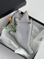 Broša oranža TULPĪTE - Attēls 5