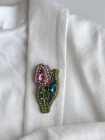 Krāsaina broša TULPĪTE - Attēls 5