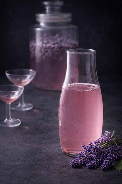 Lavandu ziedu sīrups Latvijā ražots