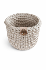 tamborēts interjera grozs roku darbs