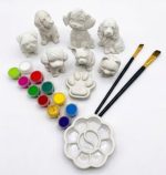 krāsojamas ģipša figūras bērniem