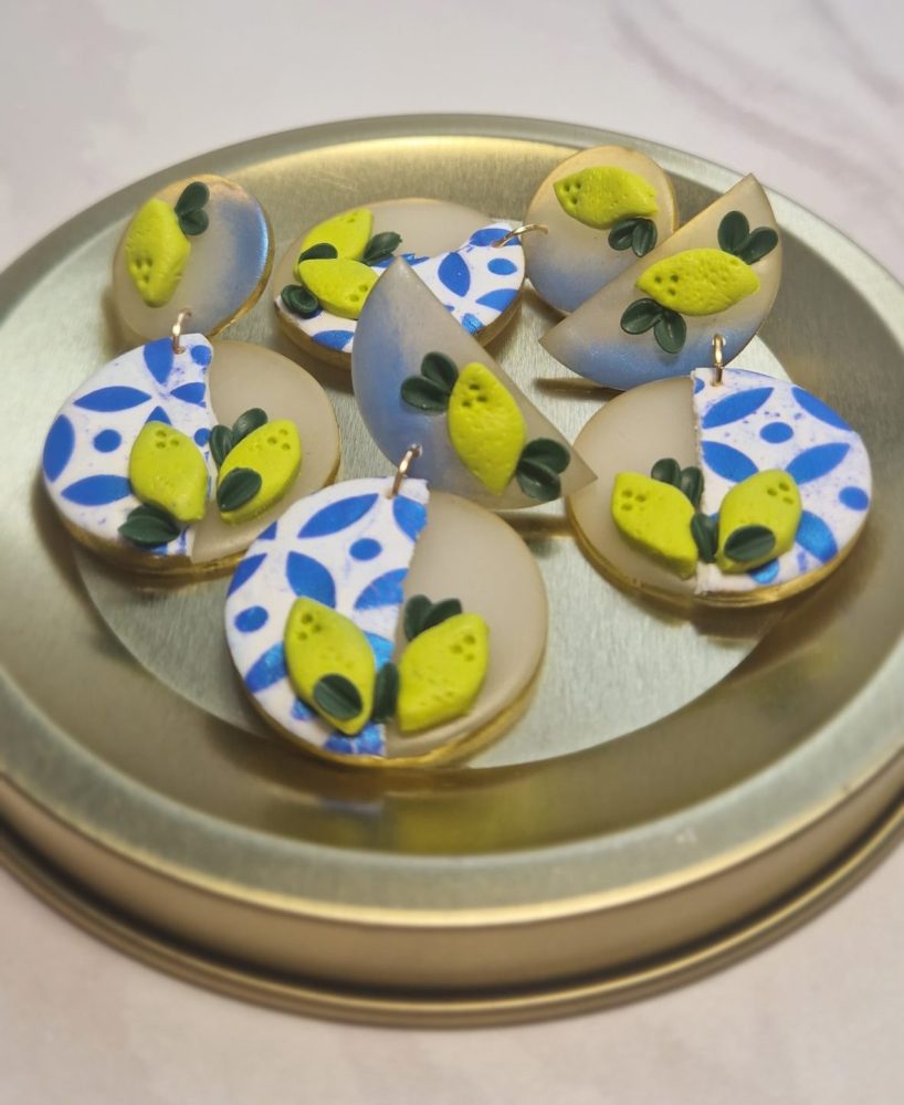 Koši vasaras auskari grieķijas stilā