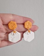 Viegli polimērmāla auskari