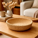 Tamborēti interjera trauki LIGZDA smilšu mazā - Attēls 7