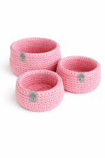 tamborēts grozs interjera preces roku darbs